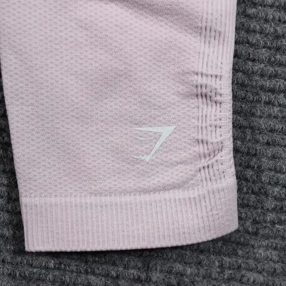Gymshark Leggings Womens Small Pink Ombre Seamless High Waist - Picture 6 of 8